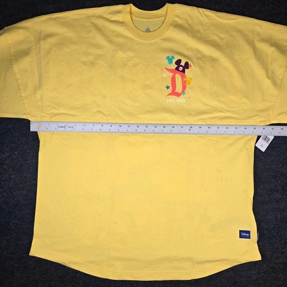 NWT Disney Disneyland Resort Play in Parks Yellow Spirit Jersey Size L - Picture 5 of 11